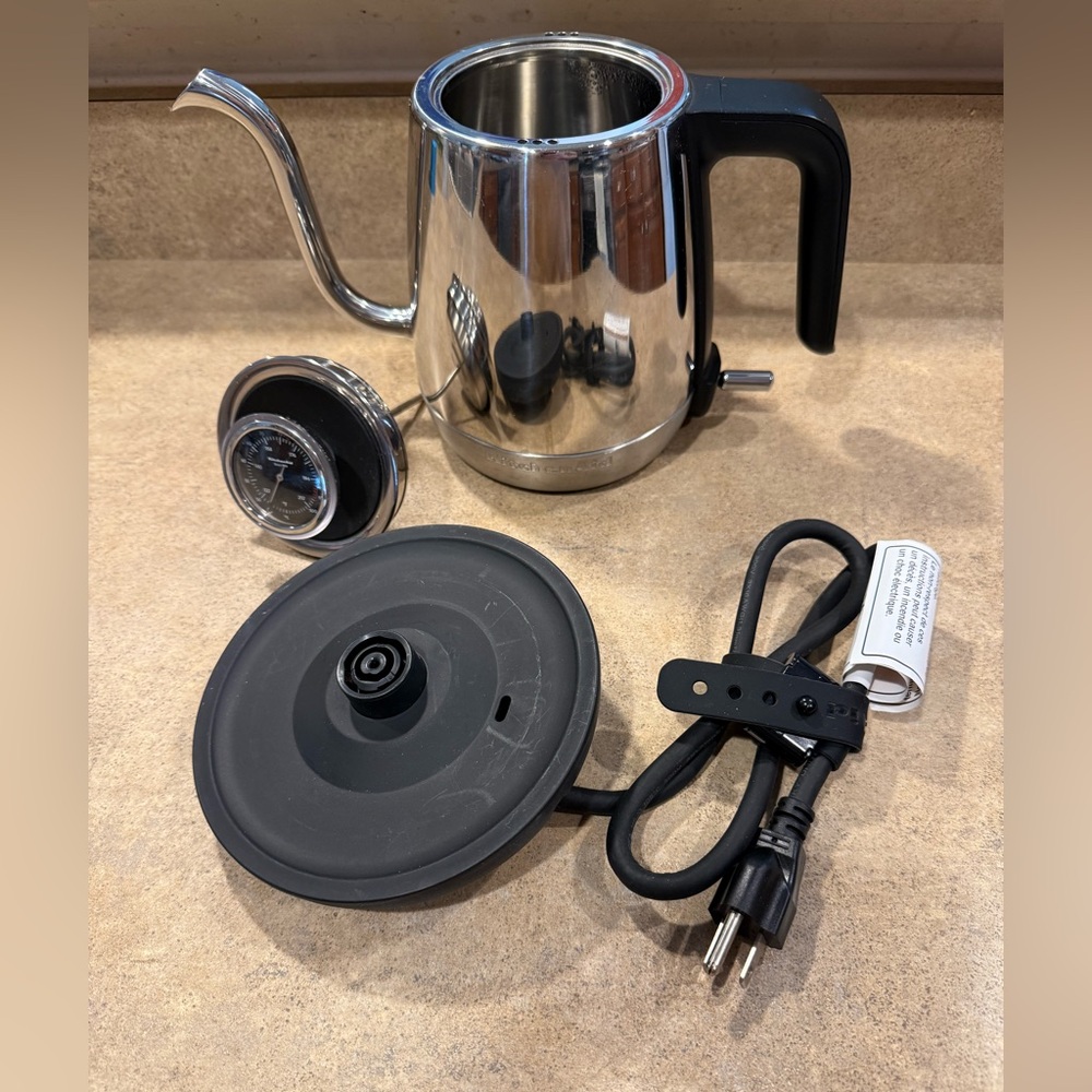 KitchenAid KEK1022SS Precision Gooseneck Electric Kettle 1L Stainless Steel - Picture 3 of 13